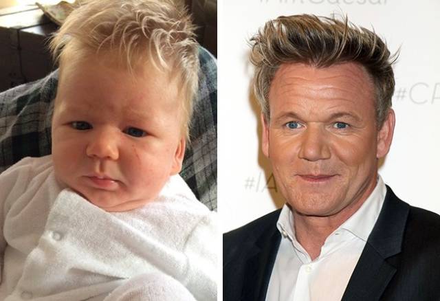 Could this kid and Gordon Ramsay be somehow related?