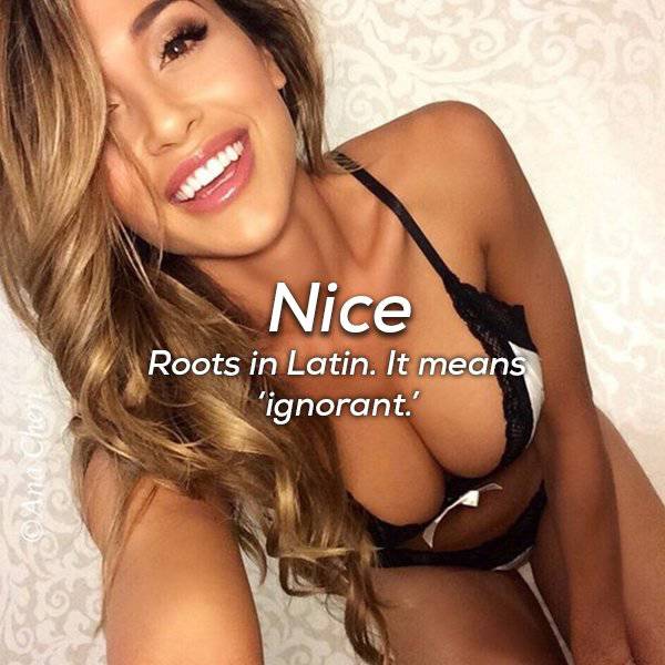 instagram girls pic sexy - Nice Roots in Latin. It means "ignorant.