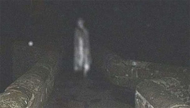 Ghost Bridge: Found in Oak Grove, Kentucky, legend has it that a soldier through his wife into the river and she drowned. This image allegedly shows her ghost haunting the bridge.