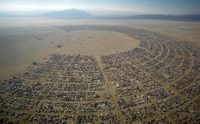 You probably wouldn't guess it, but this is Burning Man Festival.