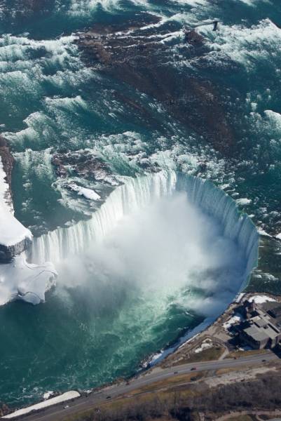 Niagara Falls takes on a different look in the winter.