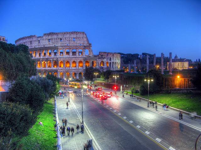 The drive up to Colosseum simply takes your breath away.