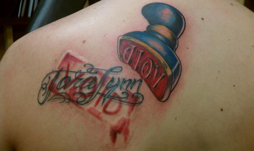 funny name cover up tattoos