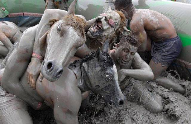 korean mud wrestling