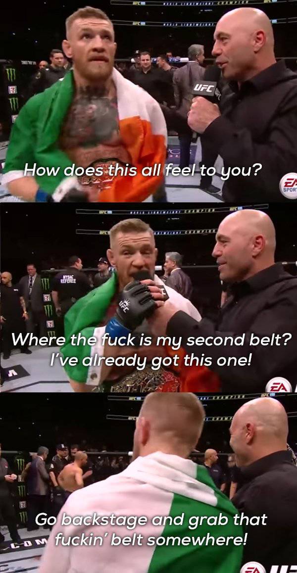 Conor McGregor Has One Loud Mouth