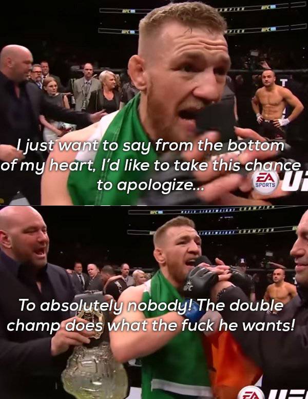 Conor McGregor Has One Loud Mouth