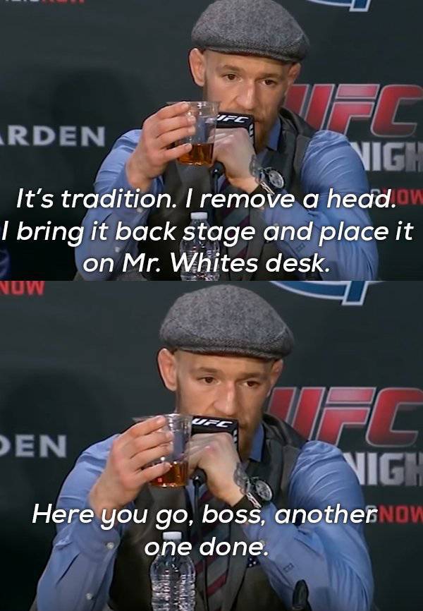 Conor McGregor Has One Loud Mouth