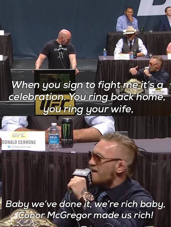 Conor McGregor Has One Loud Mouth