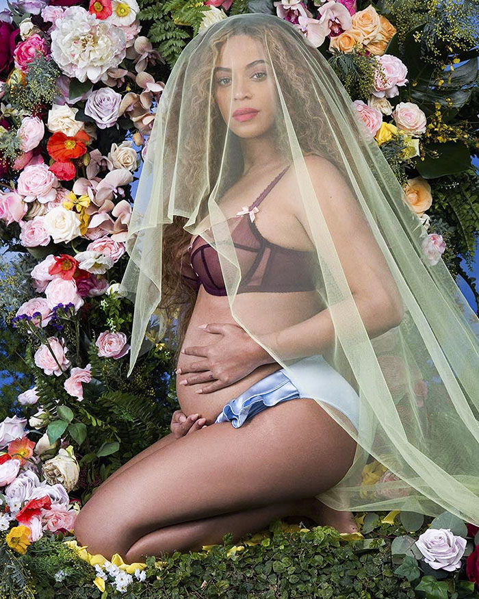 Beyonce is known for breaking Instagram with her glamorous maternity photos, which get millions of likes.