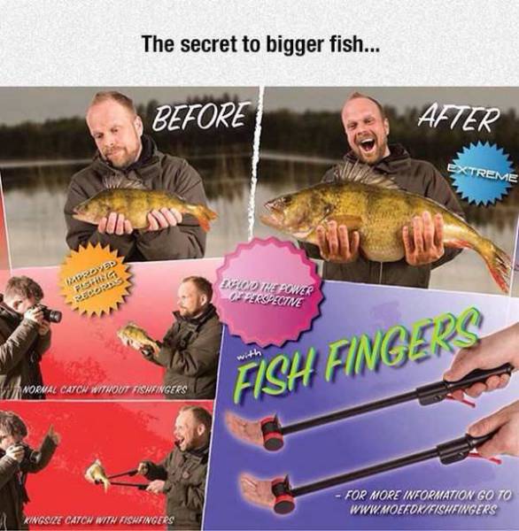 fish fingers funny - The secret to bigger fish... Before After Extreme 4320D Pigelig Coro Lgod The Power Offerspectne Wa Normal Catch Without Fisweingers Fish Fingers For More Information Go To Wasile Catch With Fishfingers