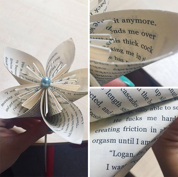 "So Today I Was Given And End Of Term Present From A Child That She Made With Her Mum. It's So Beautiful, Until I Inspected Closer. I Asked The Mum If It Was Intentional And She Had No Idea. Highlight Of My School Year So Far."