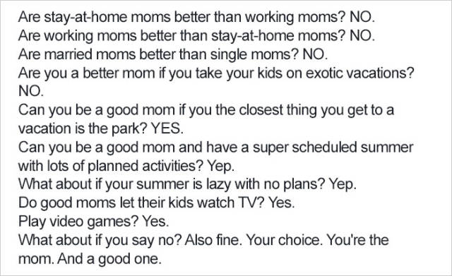 Stay At Home Mom's "Mind Your Own Business" Post Goes Viral