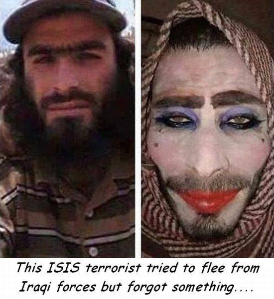 random pic jihadi beard - This Isis terrorist tried to flee from Iraqi forces but forgot something....