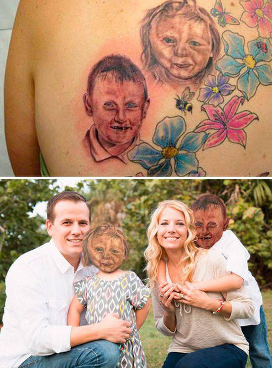 tattoos photoshopped into reality