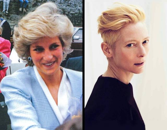 Tilda Swinton and Princess Diana studied in the same class: The British actress is of ancient Anglo-Scots descent. The history of her family traces back over 1,000 years. Tilda was 10 when her parents sent her to a boarding school in Kent, where she was surrounded by many aristocratic British kids, including the future Princess of Wales.