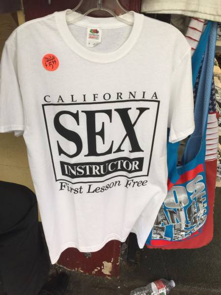 t shirt - California Sex Instructor First Lesson Free