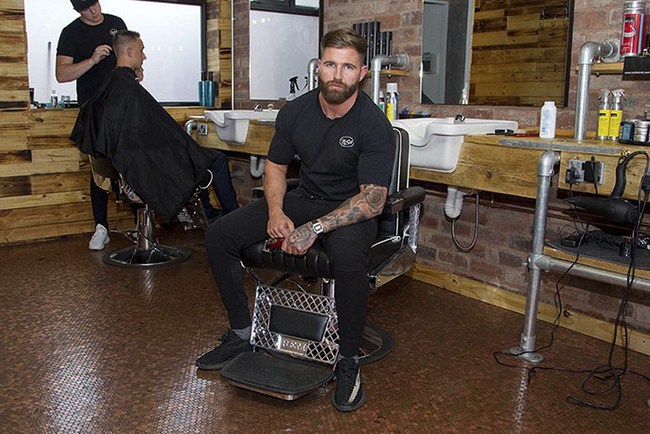 Barber Shop Owner Lines Floor With 70,000 Pennies