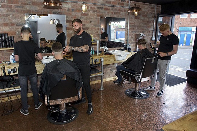 Barber Shop Owner Lines Floor With 70,000 Pennies