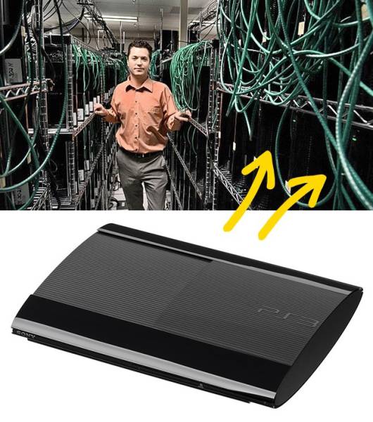 Supercomputers: When Gaurav Khanna was studying black holes, his laboratory needed an expensive supercomputer. Gaurav had another idea: he bought 412 pretty cheap PlayStation 3 consoles and installed another operating system on them. It turned out to be much more powerful and efficient than its expensive fellow.