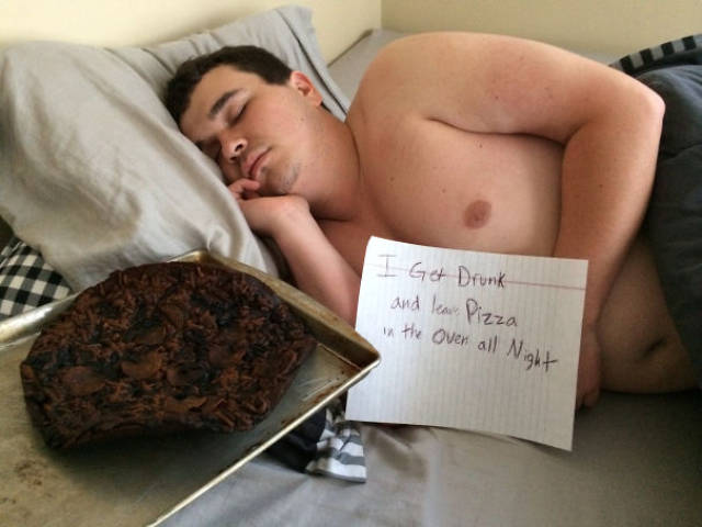 drunk roommate - I Get Drunk and lears Pizza in the over all Night