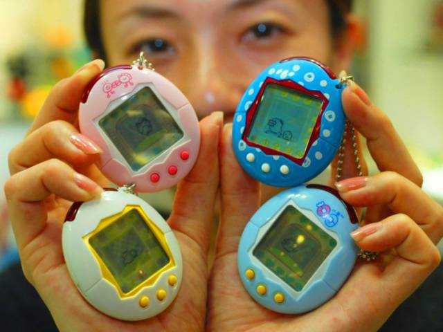 1997: The Tamagotchi - The Tamagotchi was a handheld simulation game where you had to feed, play with, and take care of a virtual pet. Early versions of the game required constant attention, because the pet could die without frequent interaction. The game has since become more popular through video game versions.
