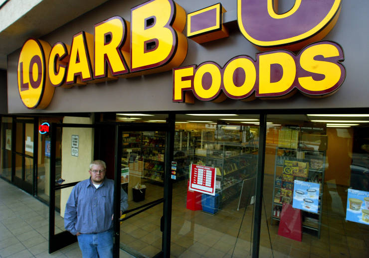 Grocery stores that jumped on the Atkins Diet trend and sold nothing but low-carb food