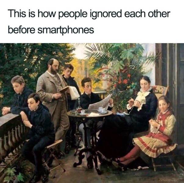 people ignored each other before smartphones - This is how people ignored each other before smartphones