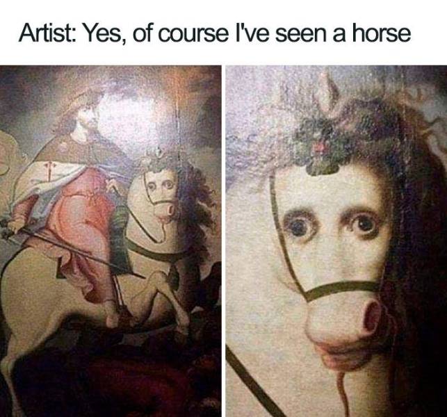 course i have seen a horse - Artist Yes, of course I've seen a horse