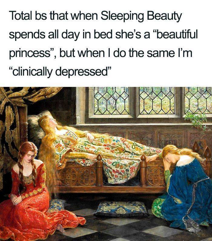 educa sleeping beauty puzzle - Total bs that when Sleeping Beauty spends all day in bed she's a "beautiful princess", but when I do the same I'm "clinically depressed