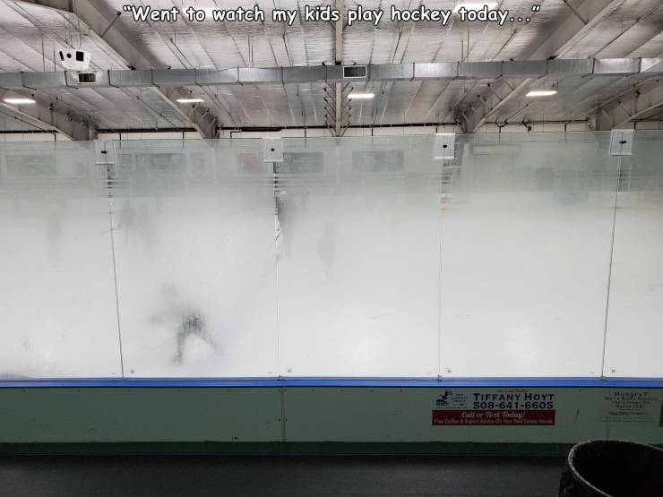 glass - Went to watch my kids play hockey today..." Tiffany Hoyt 5086416605 Cale!