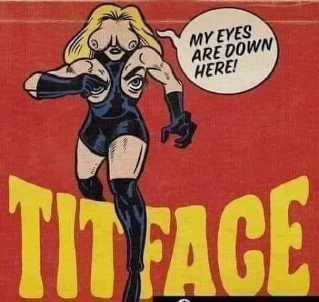 pics for dirty mind - titface comic - My Eyes Are Down Here! F Th Face