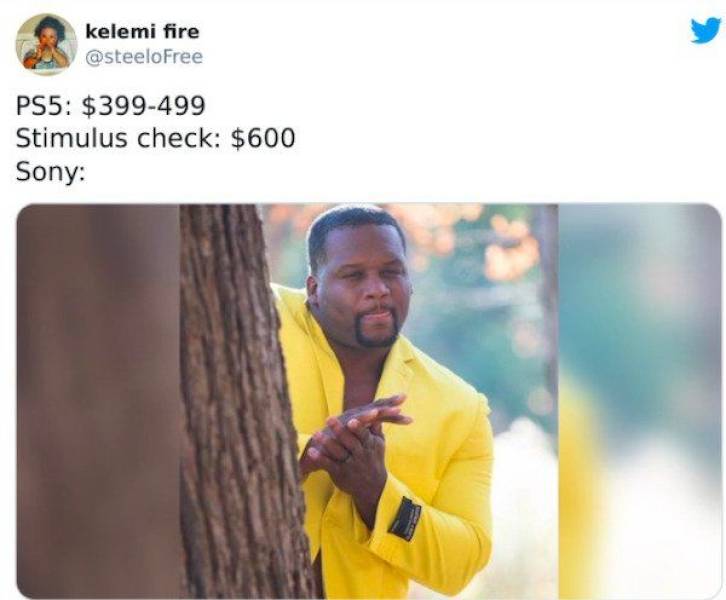 call of duty world war 3 memes - kelemi fire PS5 $399499 Stimulus check $600 Sony
