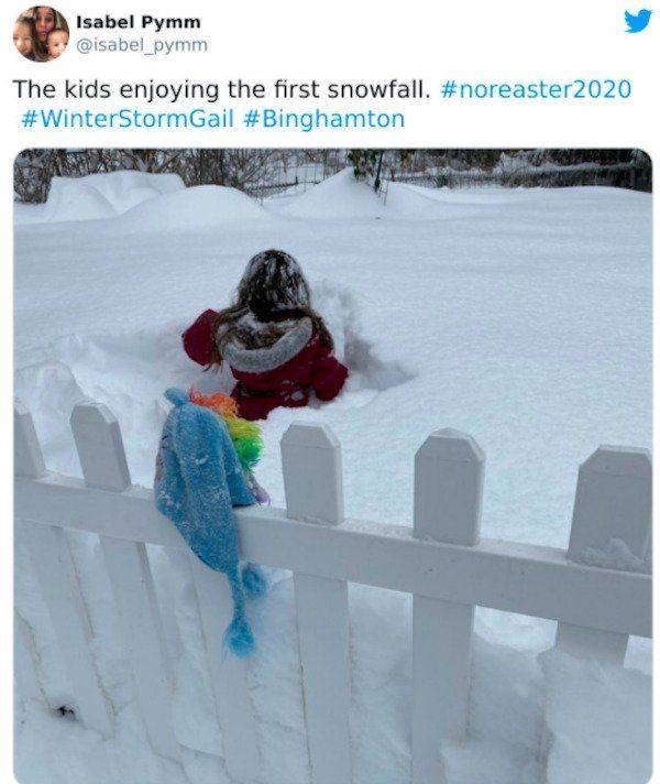 snow - Isabel Pymm The kids enjoying the first snowfall. Gail Hu