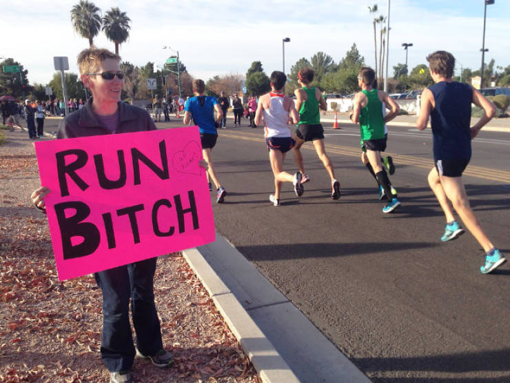 funny marathon - Run Bitch
