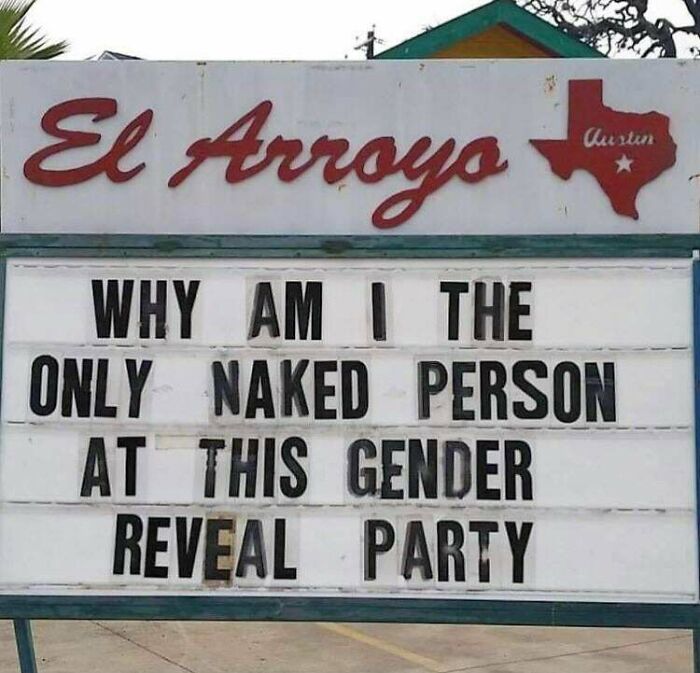 banner - El Arroyo Curtin Why Am I The Only Naked Person At This Gender Reveal Party