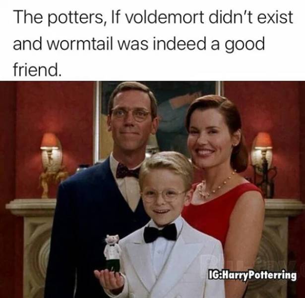 stuart little - The potters, If voldemort didn't exist and wormtail was indeed a good friend. IgHarry Potterring