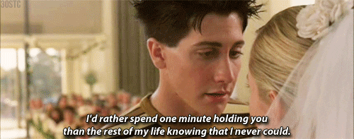 bubble boy gif - Bostc I'd rather spend one minute holding you than the rest of my life knowing that I never could.