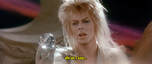 bowie labyrinth gif - do as I say..