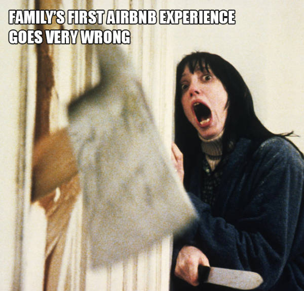 shining scene - Family'S First Airbnb Experience Goes Very Wrong