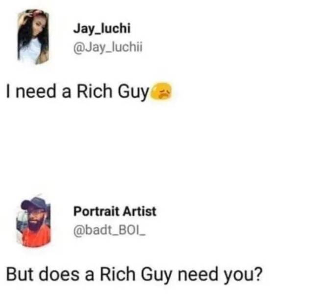 jay_luchii - Jay_luchi I need a Rich Guy Portrait Artist But does a Rich Guy need you?
