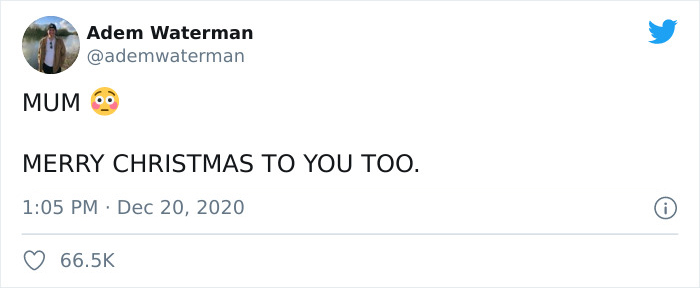 paper - Adem Waterman Mum Merry Christmas To You Too.