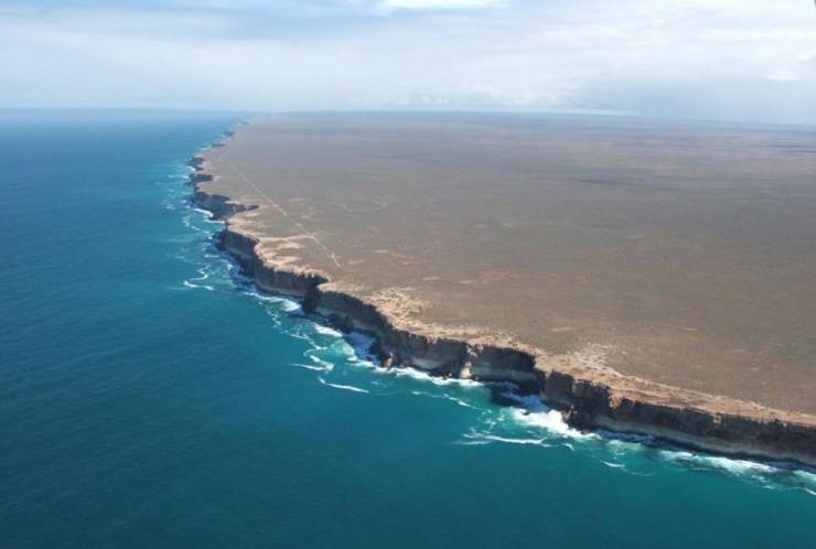 The edge of Australia.