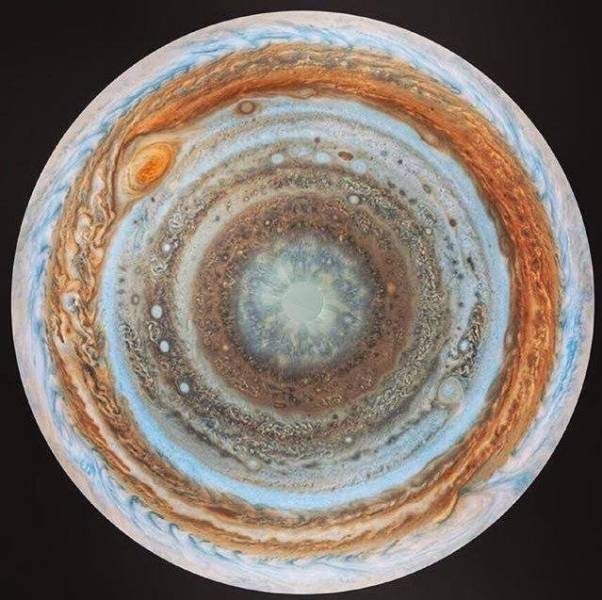 Jupiter from the bottom.