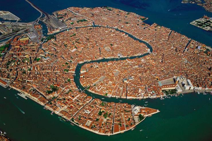 Venice from above.