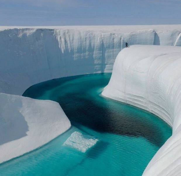 Ice Canyon, Greenland.