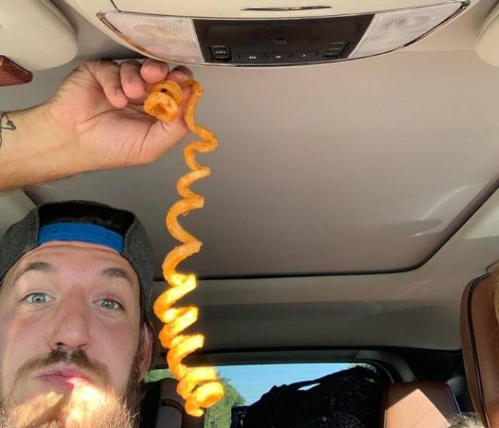 "The longest curly fry I’ve ever seen in my life."