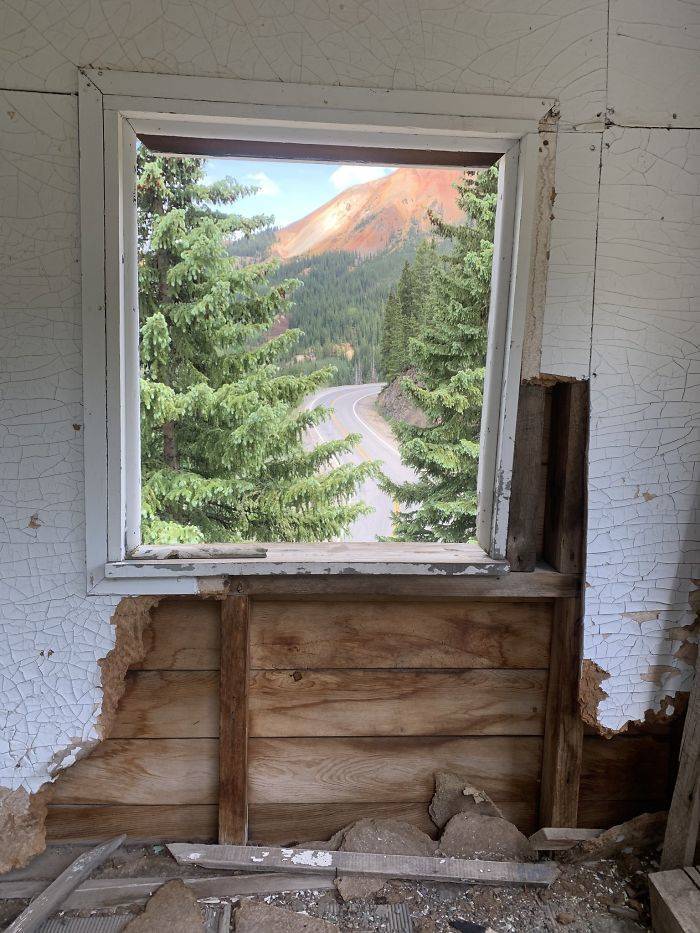 painting that looks like a window