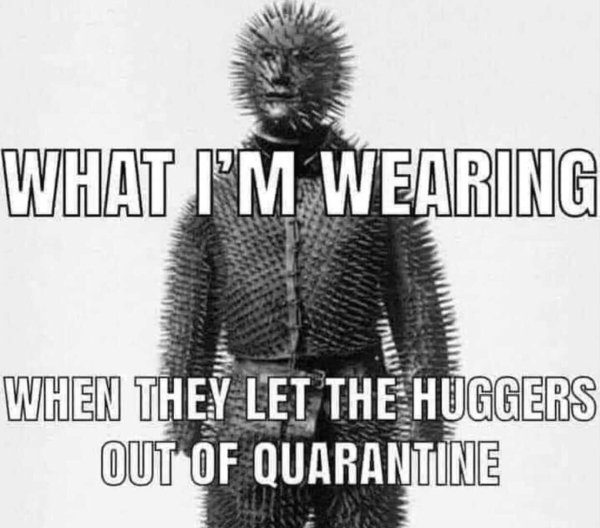 fur - What I'M Wearing When They Let The Huggers Out Of Quarantine