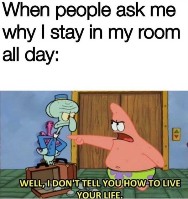 don t tell you how to live your life - When people ask me why I stay in my room all day . Well, I Don'T Tell You How To Live Your Life.