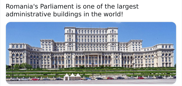 palace of the parliament - Romania's Parliament is one of the largest administrative buildings in the world!